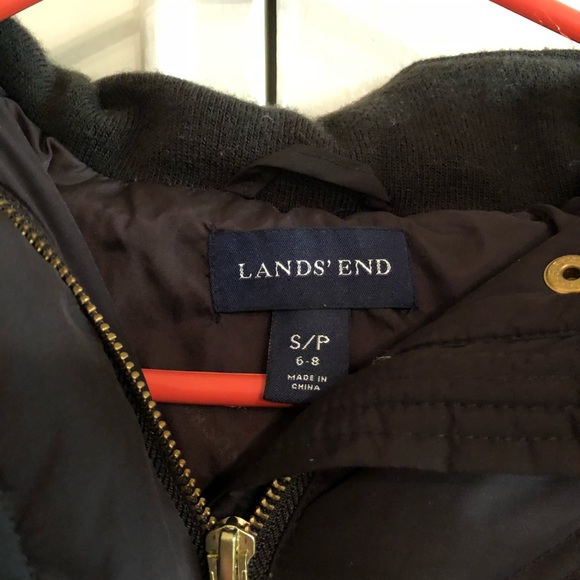 SALE 🎈WARM LANDS END BROWN PUFFER WARM COAT! - Picture 3 of 7